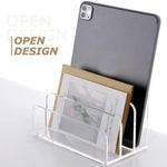 Range document | Organiseur de courrier en acrylique et trieur de dossiers pour bureau - Arts du rangement