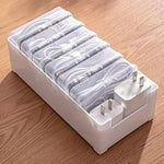 Organisateur de câbles | coffret de rangement en plastique Durable et cordon de chargement d'articles divers et stockage de gestion des appareils mobiles - Arts du rangement