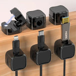 Range cables - MagneticCableOrganizer™ - Noir - Arts du rangement