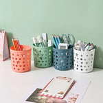 porte stylo | Porte - stylo en forme d'étoile ajouré et mignon conteneur de stockage de crayons brosse Kawaii - Arts du rangement