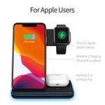 Ninja 15W 3 in 1 Fast Wireless Charging Station for Mobile Phones -  NEXARO