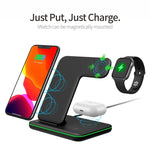 Ninja 15W 3 in 1 Fast Wireless Charging Station for Mobile Phones -  NEXARO