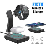 Ninja 15W 3 in 1 Fast Wireless Charging Station for Mobile Phones -  NEXARO