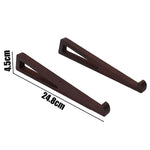 NEXARO WoodLift – Support pour ordinateur portable en bois, lot de 2 pièces