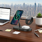 Station de charge 3-en-1 sans fil pour iPhone Apple Watch AirPods
- Arts du rangement
